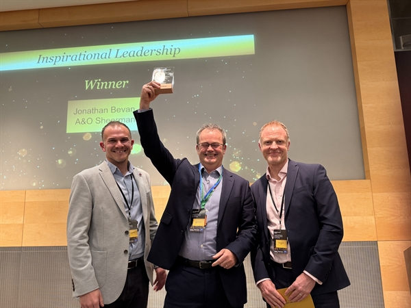 Winner of the Thriving At Work Award for Inspirational Leadership