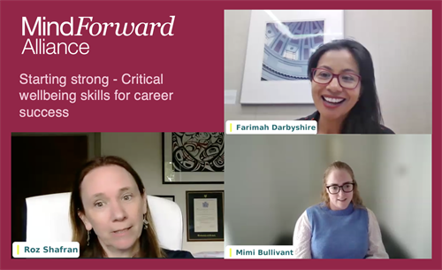 Starting strong Critical wellbeing skills for career success