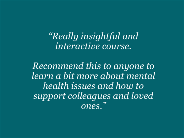 Mental Health First Aid