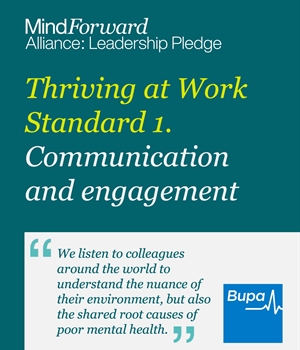 Thriving at Work Case Study Standard 1 Bupa